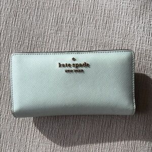 Kate Spade Slim Billfold Wallet in Mint Green